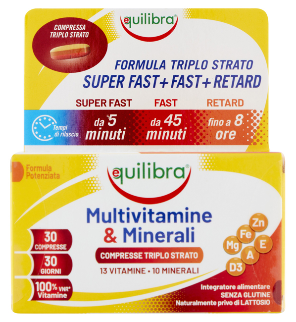 MULTIVITAMINE&MINERALI 30 COMPRESSE - Newepa Srl