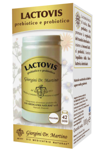 LACTOVIS PREBIOTICO PROBIOTICO 100 G - Newepa Srl