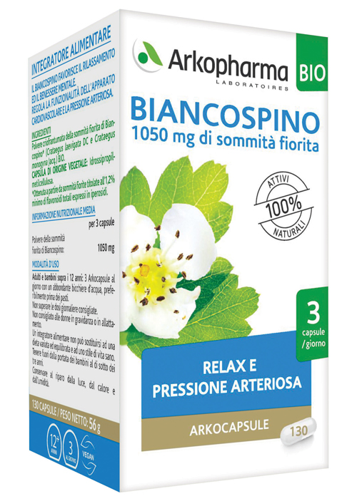 ARKO CAPSULE BIANCOSPINO BIO 130 CAPSULE - Newepa Srl