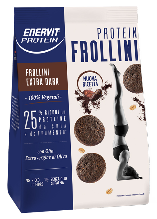 ENERVIT PROTEIN FROLLINI EXTRA DARK 200 G - Newepa Srl