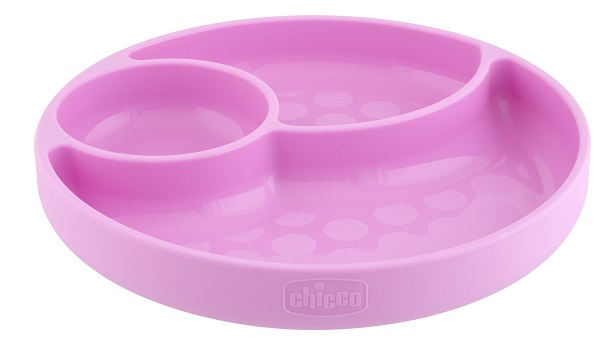 CHICCO PIATTO SILICONE VENTOSA ROSA - Newepa Srl