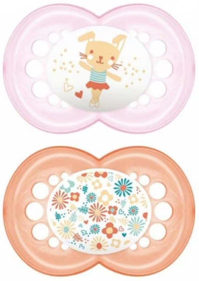 MAM SUCCHIETTO ORIGINAL 16+ SILICONE FEMMINA 2 PEZZI - Newepa Srl