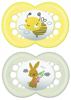 MAM SUCCHIETTO ORIGINAL 16+ SILICONE NEUTRO 2 PEZZI - Newepa Srl