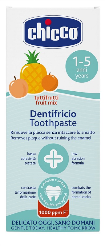 CHICCO DENTIFRICIO TUTTIFRUTTI DA 1 A 5 ANNI CON FLUORO - Newepa Srl