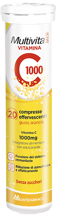 MULTIVITAMIX VIT C 1000 20 COMPRESSE EFFERVESCENTI - Newepa Srl