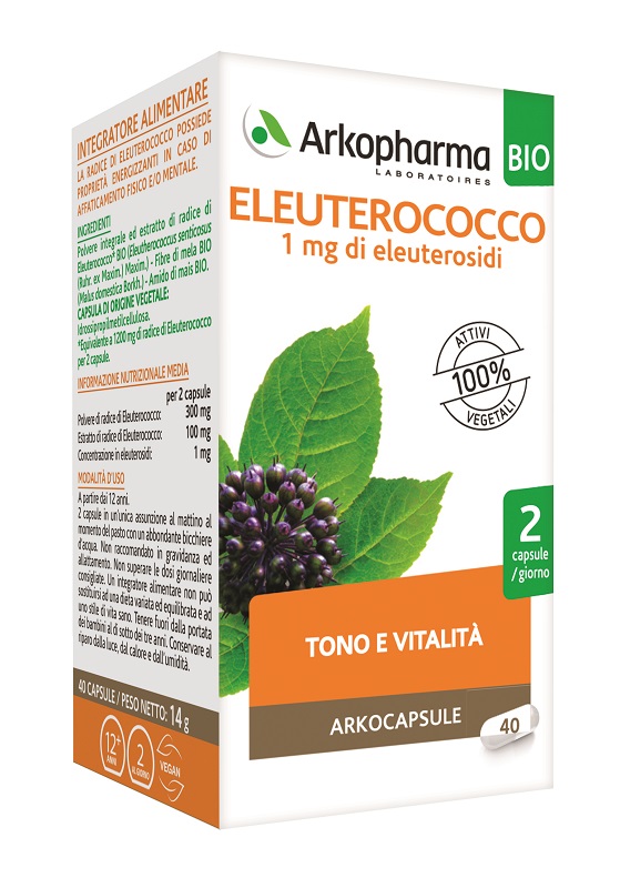 ARKOCAPS ELEUTEROCOCCO BIO 40 CAPSULE - Newepa Srl