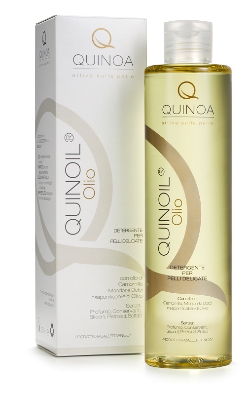 QUINOA QUINOIL OLIO DETERGENTE PER PELLI DELICATE 200 ML - Newepa Srl