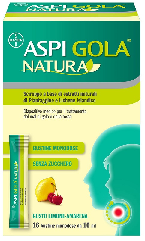 ASPI GOLA NATURA 16 BUSTINE MONODOSE DA 10 ML - Newepa Srl