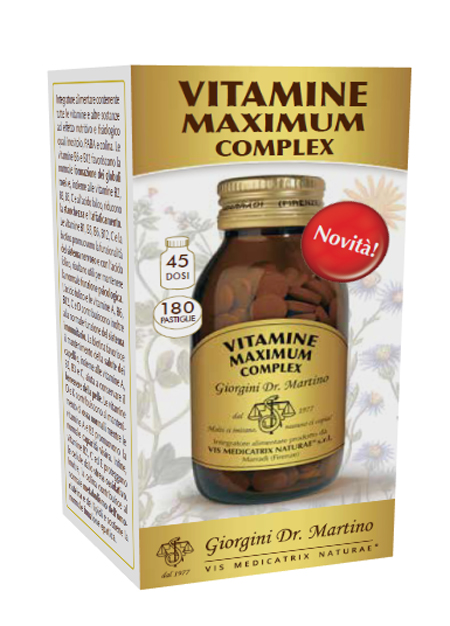 VITAMINE MAXIMUM COMPLEX 180 PASTIGLIE - Newepa Srl