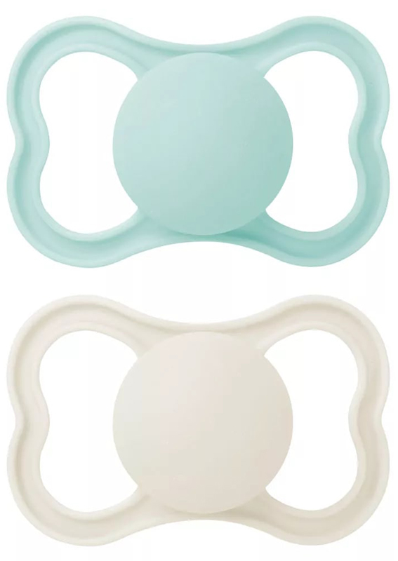 MAM AIR SUCCHIETTO 6+ MESI SILICONE NEUTRO 2 PEZZI - Newepa Srl