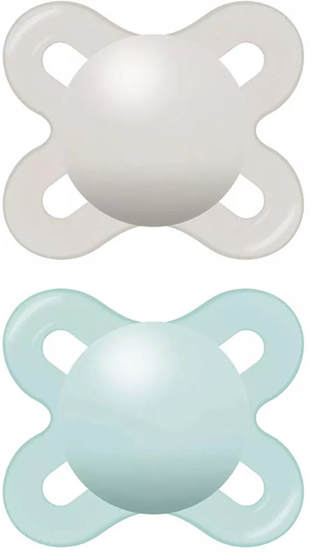 MAM SUCCHIETTO ORIGINAL START 0-2 MESI SILICONE NEUTRO 2 PEZZI - Newepa Srl