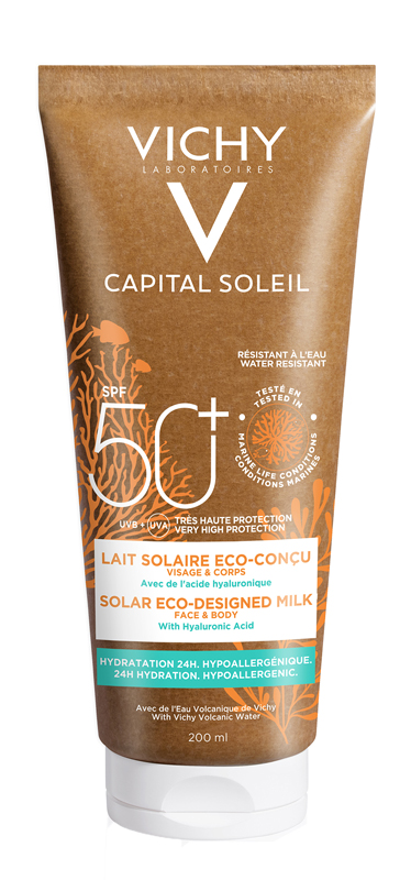 CAPITAL SOLEIL LATTE SOLARE ECO-SOSTENIBILE SPF50+ 200 ML - Newepa Srl