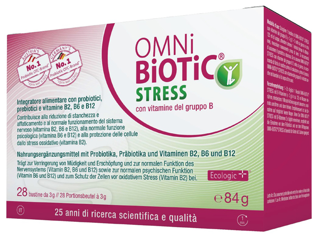 OMNI BIOTIC STRESS VITAMINE GRUPPO B 28 BUSTINE DA 3 G - Newepa Srl
