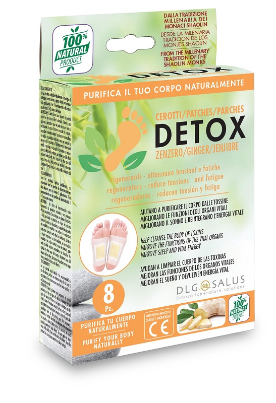 CEROTTI DETOX PIEDI ZENZERO 8 PEZZI - Newepa Srl