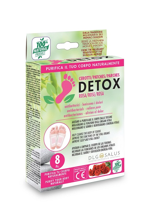 CEROTTI DETOX PIEDI ROSA 8 PEZZI - Newepa Srl