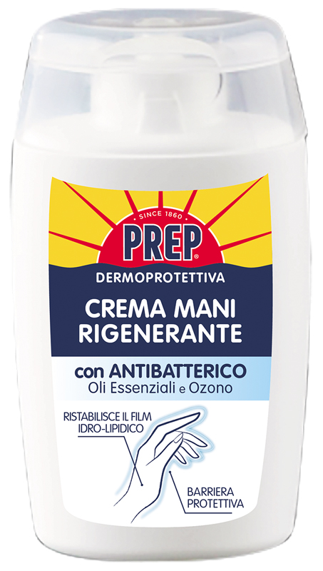 PREP CREMA MANI RIGENERANTE CON ANTIBATTERICO 100 ML - Newepa Srl
