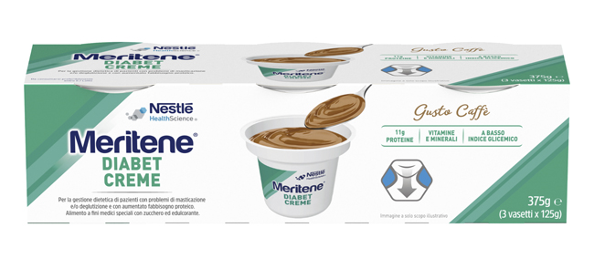 MERITENE DIABET CREME CAFFE' 3 X 125 G - Newepa Srl