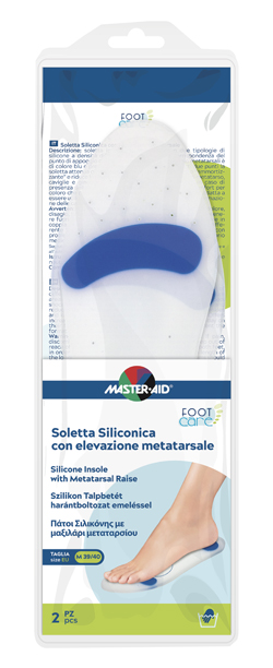 SOLETTA SILICONICA MASTER-AID FOOTCARE MEDIUM 39-40 METATARSO I5 - Newepa Srl
