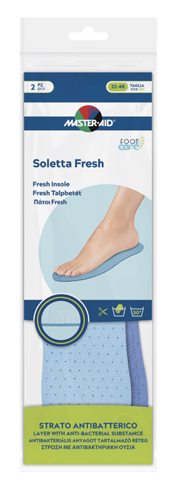MASTER-AID FOOTCARE SOLETTA FRESH RITAGLIABILE 2 PEZZI I2 - Newepa Srl