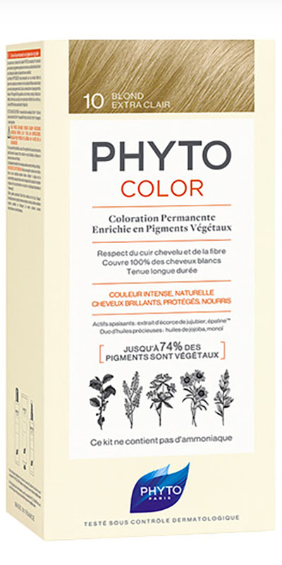 PHYTOCOLOR 10 BIONDO CHIARISSIMO EXTRA LATTE 50 ML + CREMA 50 ML + MASCHERA 12 ML - Newepa Srl