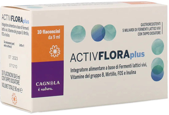 ACTIV FLORA PLUS 10 FLACONCINI X 9 ML - Newepa Srl