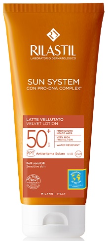 RILASTIL SUN SYSTEM PHOTO PROTECTION TERAPY SPF 50+ LATTE VELLUTANTE 200 ML - Newepa Srl
