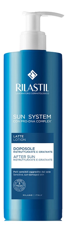 RILASTIL SUN SYSTEM LATTE DOPOSOLE RISTRUTTURANTE E IDRATANTE 400 ML - Newepa Srl