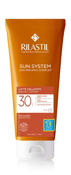 RILASTIL SUN SYSTEM PHOTO PROTECTION TERAPY LATTE VELLUTANTE SPF 30 200 ML - Newepa Srl