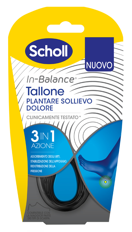 SCHOLL PLANTARE TALLONE S 2 PEZZI - Newepa Srl