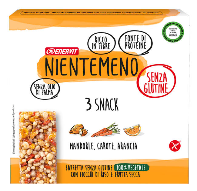 NIENTEMENO EN BARRETTA MANDORLE CAROTE ARANCIA - Newepa Srl