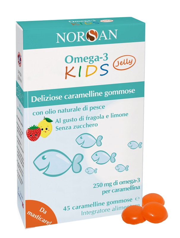 NORSAN OMEGA 3 KIDS 45 CARAMELLINE GOMMOSE - Newepa Srl
