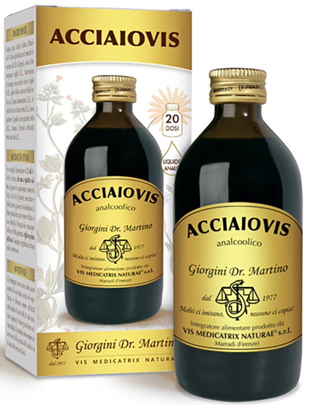 ACCIAIOVIS 200 ML LIQUIDO ANALCOLICO - Newepa Srl