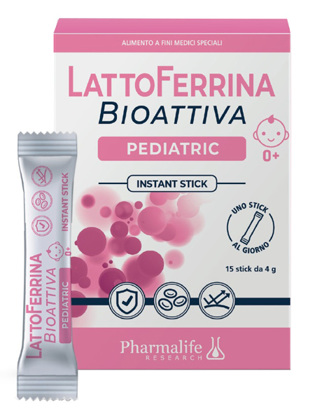 LATTOFERRINA BIOATTIVA PEDIATRIC 15 STICK 4 G - Newepa Srl