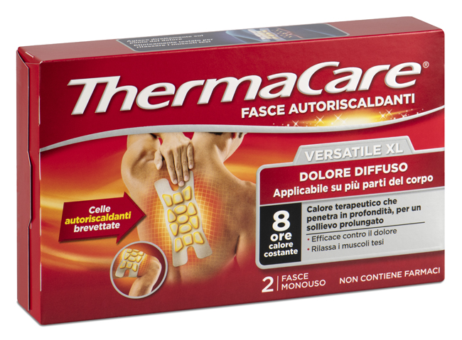 FASCIA AUTORISCALDANTE VERSATILE THERMACARE XL 2 PEZZI - Newepa Srl