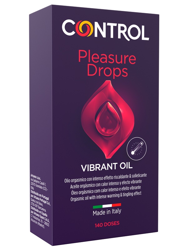 CONTROL VIBRANT OIL PLEASURE DROPS - Newepa Srl