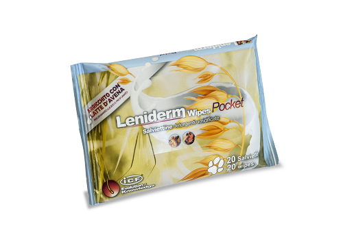 LENIDERM WIPES POCKET 20 PEZZI DISPLAY - Newepa Srl