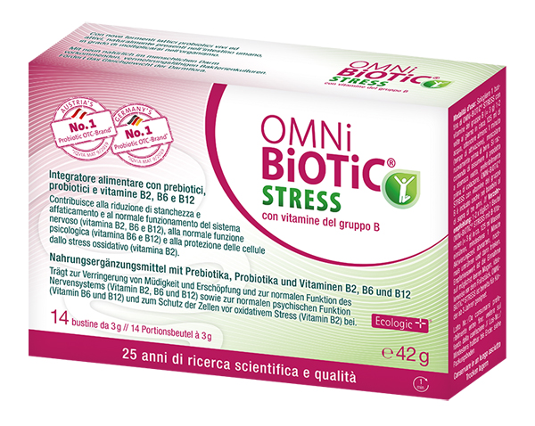 OMNI BIOTIC STRESS VITAMINE GRUPPO B 14 BUSTINE DA 3 G - Newepa Srl