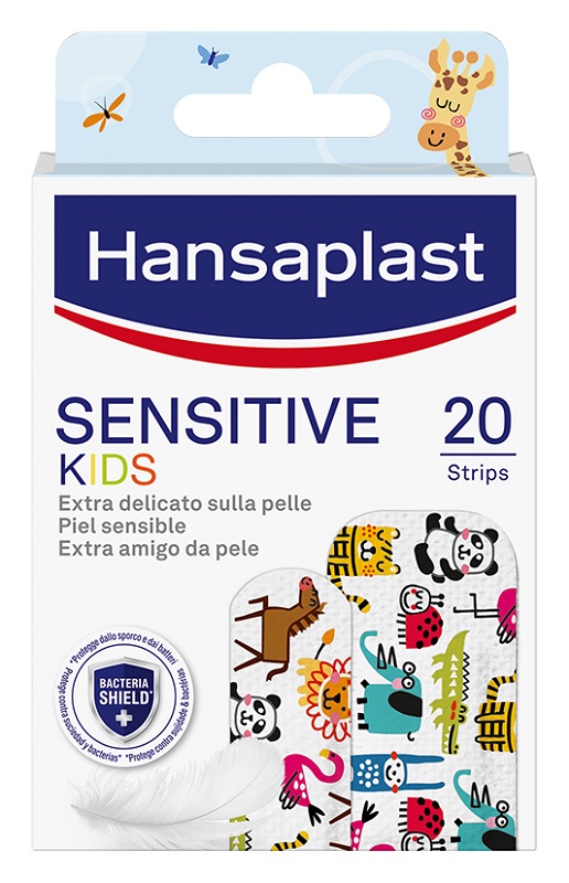 CEROTTO HANSAPLAST SENSITIVE KIDS 20 PEZZI ASSORTITI - Newepa Srl
