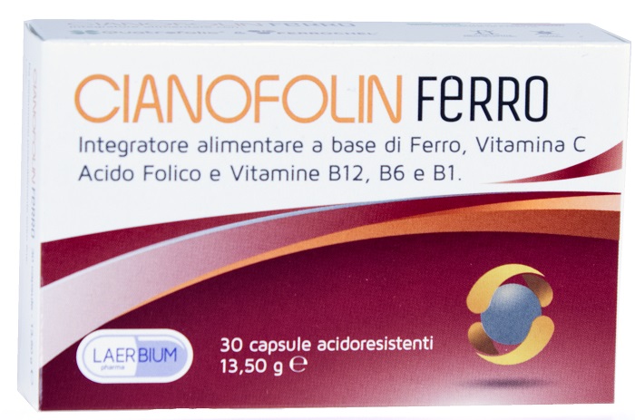 CIANOFOLIN FERRO 30 CAPSULE - Newepa Srl