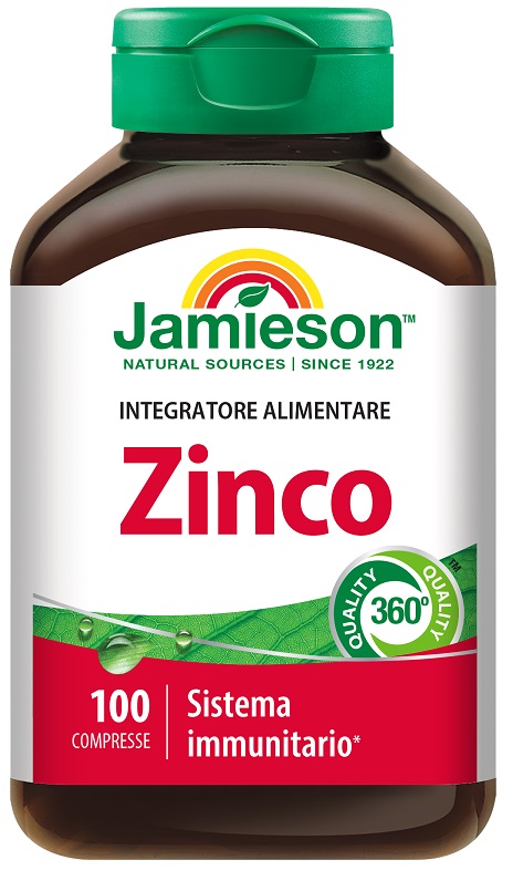 JAMIESON ZINCO 100 COMPRESSE - Newepa Srl