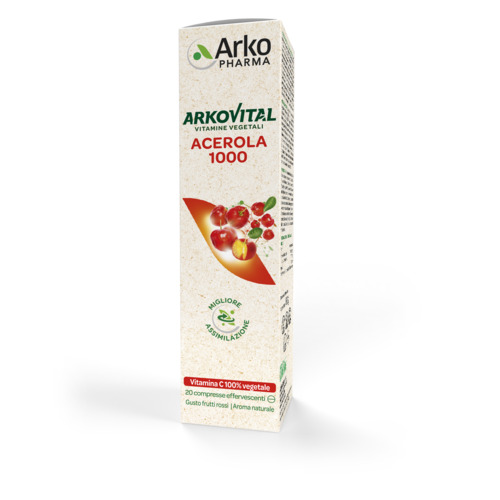 ARKOVITAL ACEROLA 1000 EFFERVESCENTE 20 COMPRESSE - Newepa Srl