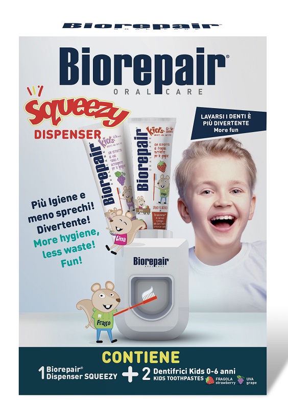 BIOREPAIR SQUEEZE DISPENSER + 2 KIDS 50 ML - Newepa Srl