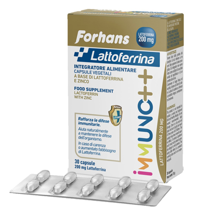 FORHANS LATTOFERRINA IMMUNO++ 200 MG LATTOFERRINA 30 CAPSULE - Newepa Srl