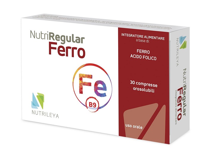 NUTRIREGULAR FERRO 30 COMPRESSE OROSOLUBILI - Newepa Srl