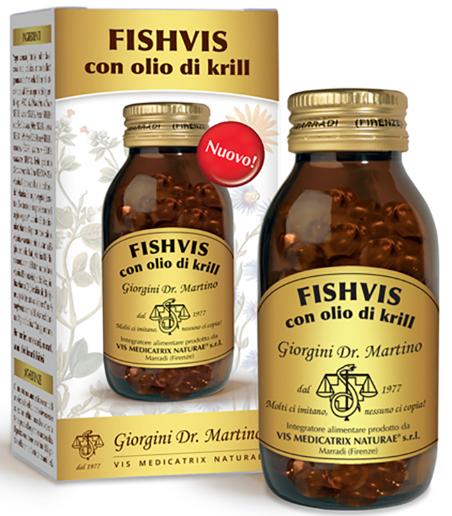 FISHVIS CON OLIO DI KRILL 100 SOFTGEL - Newepa Srl