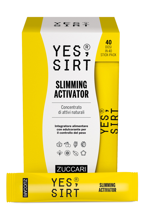 YES SIRT SLIMMING ACTIVATOR 40 STICKPACK DA 2,5 G - Newepa Srl