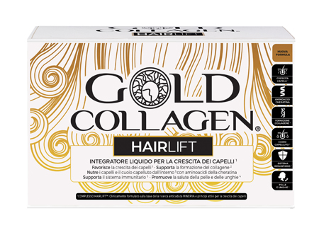 GOLD COLLAGEN HAIRLIFT 10 FLACONI DA 50 ML - Newepa Srl
