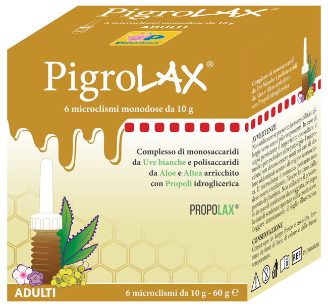 MICROCLISMA PIGROLAX ADULTI 6 X 10 G - Newepa Srl