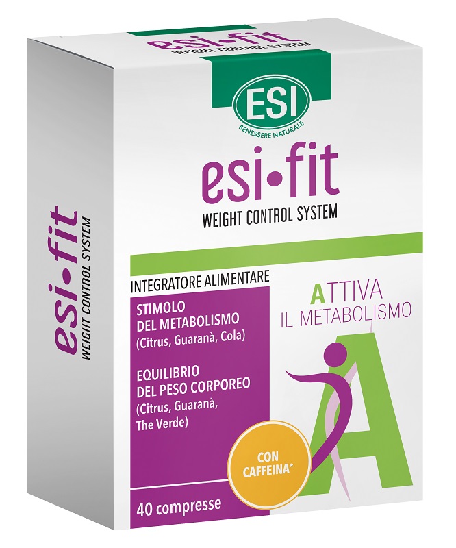 ESI FIT ATTIVA CON CAFFEINA 40 COMPRESSE - Newepa Srl