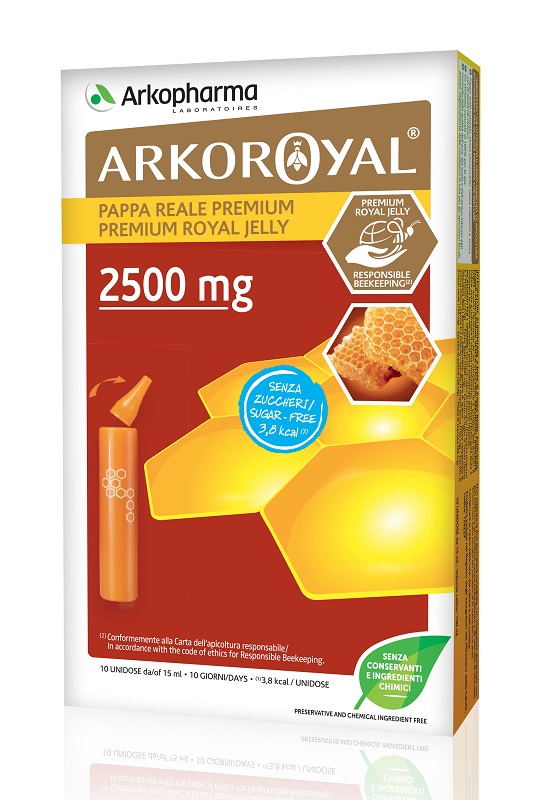 ARKOROYAL PAPPA REALE 2500 MG SENZA ZUCCHERO 10 FIALE - Newepa Srl